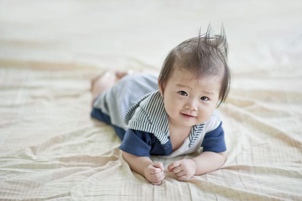 Tummy Time Helps Child’s Improvement